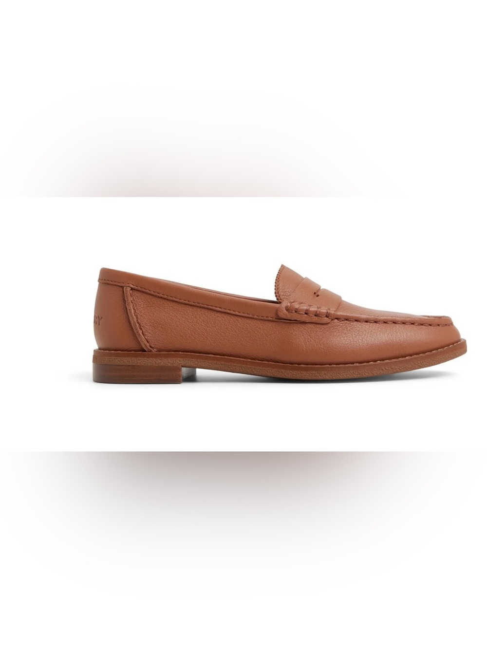 Sperry Women's Leather Penny Loafers in Tan Brown Size 8 - Picture 3 of 16